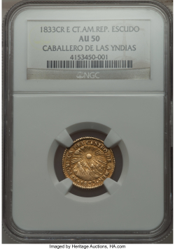 1 Escudo 1833 CR E